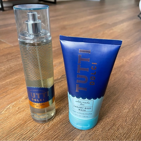 Bath & Body Works Other - Bath and Body Works Tutti Dolci White Mocha Kiss Body Wash Fragrance Mist